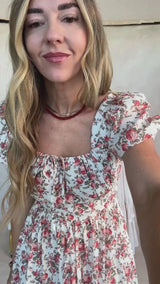 Palermo Top in Ivory Heritage Rose