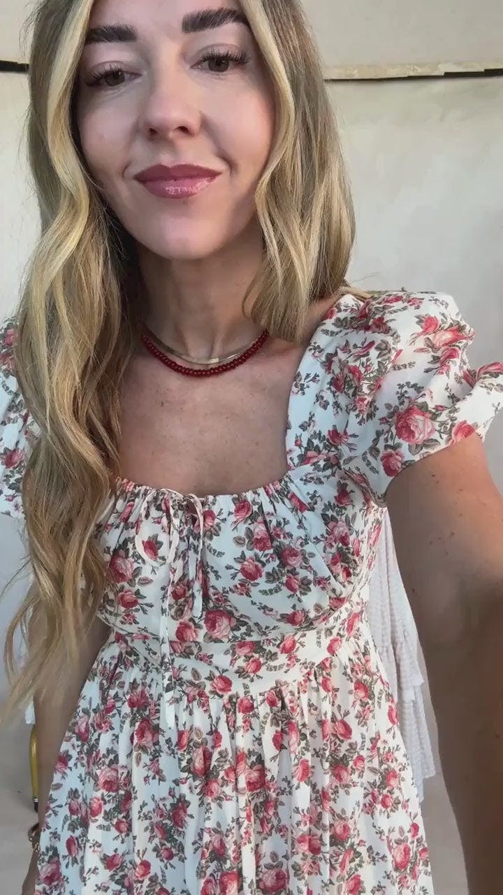 Palermo Top in Ivory Heritage Rose