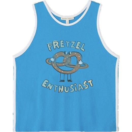 Organic Track Tank in Bodega Blue