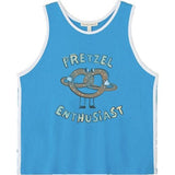Organic Track Tank in Bodega Blue