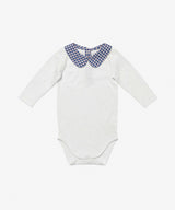 Peter Pan One-piece, Marine Tiny Check