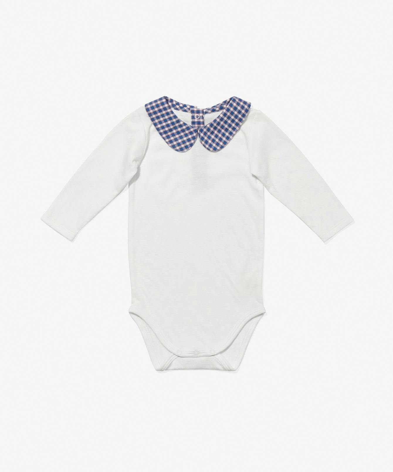 Peter Pan One-piece, Marine Tiny Check