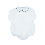 Gingham Piping Bubble Romper