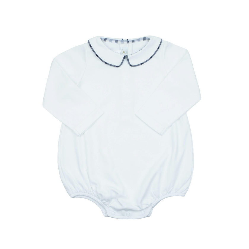 Gingham Piping Bubble Romper