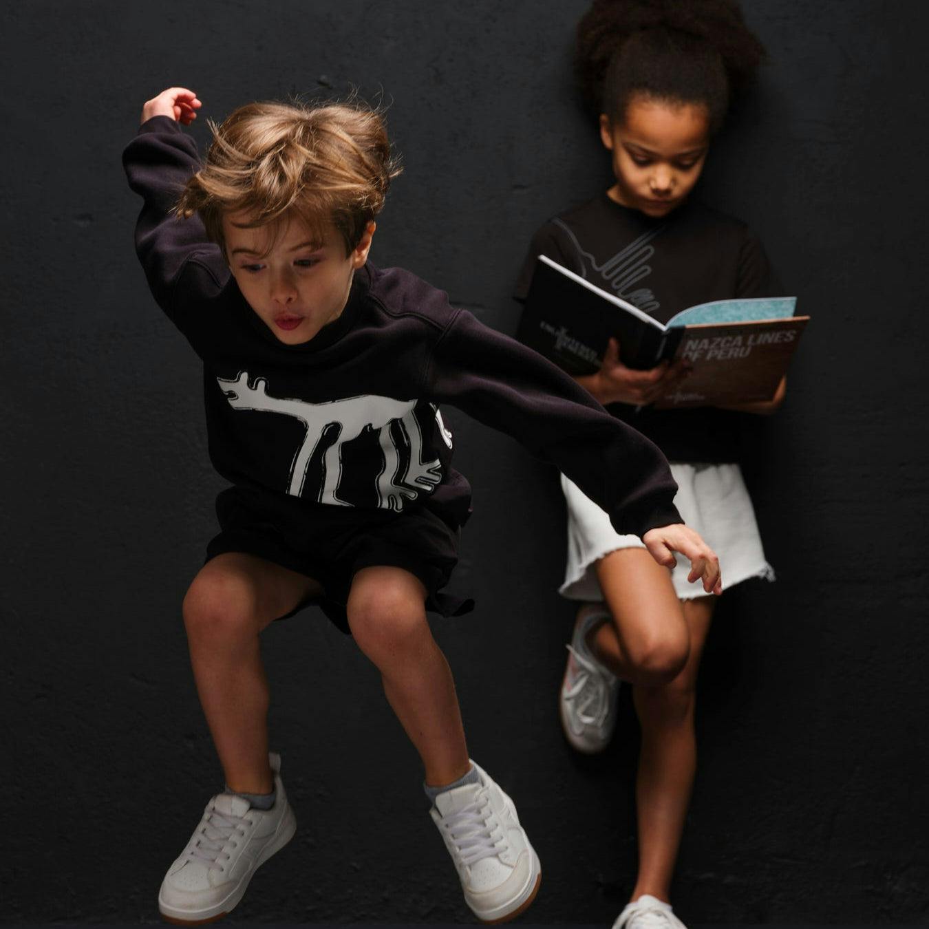 Nasca Gift Box with Desert Dog Explorer Kids Sweatshirt, Book, and Activities
