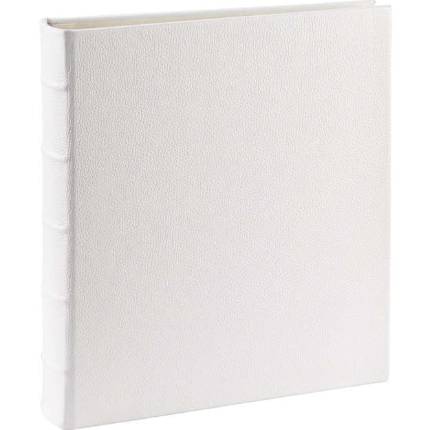 Medium Clear Pocket Pebble Grain Leather Photo Album