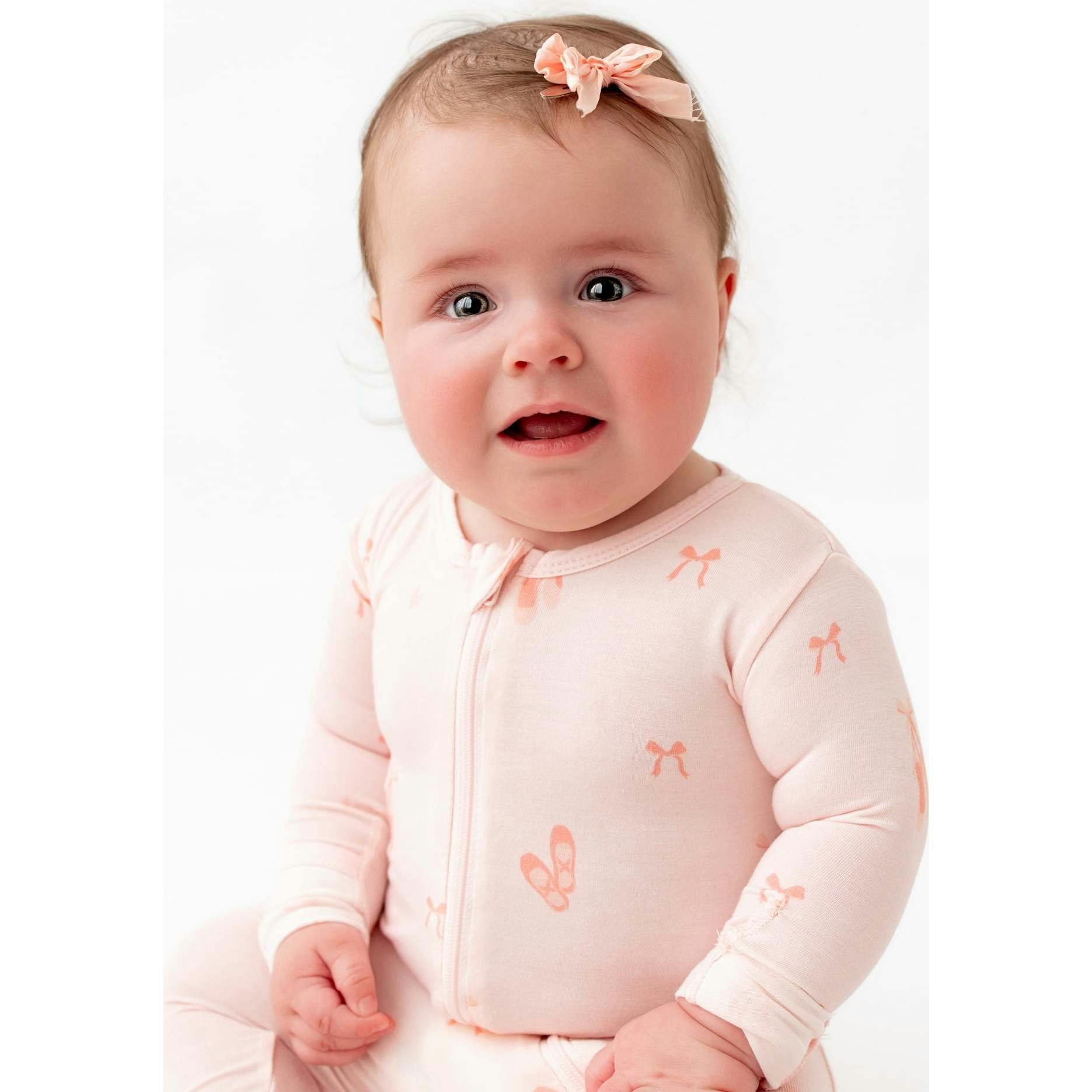 Ballerina Zippered Footie