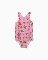 Baby Frill Swimsuit in Strawberry