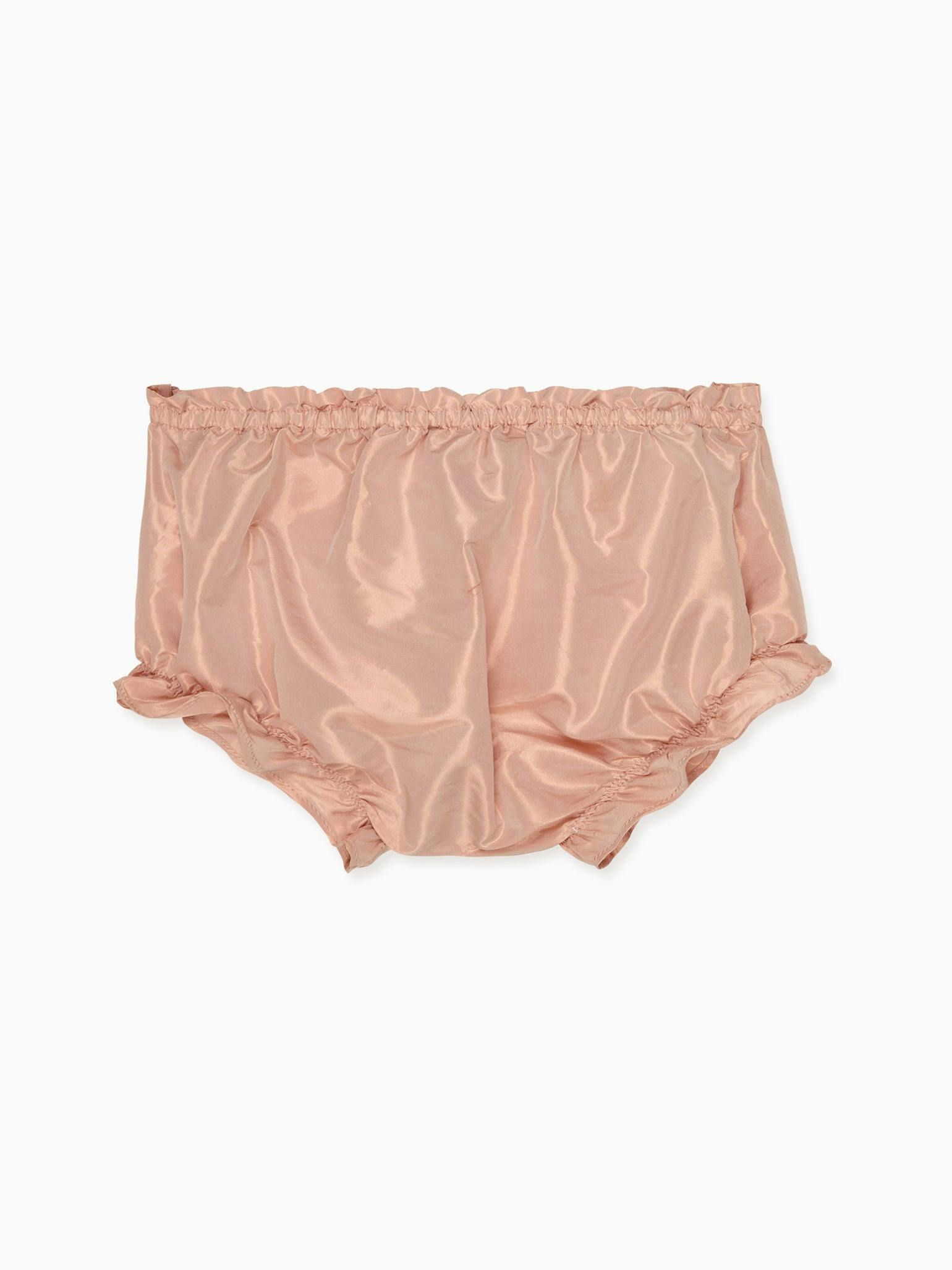 Blush Manon Silk Ceremony Baby Girl Bloomers