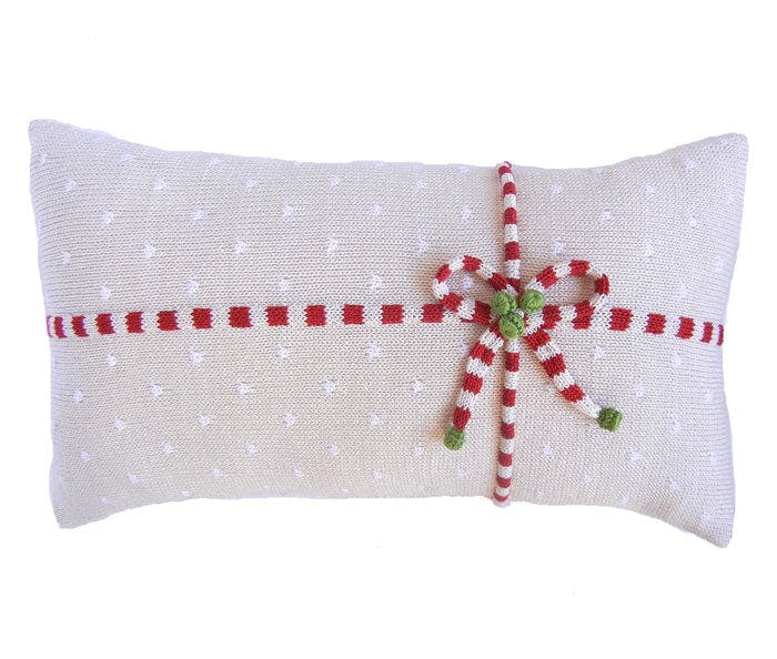 Gift Candy Stripe with Dots Pillow