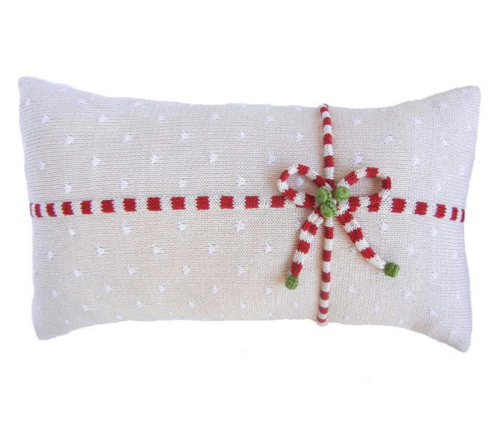 Gift Candy Stripe with Dots Pillow