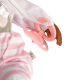 Nonis Boutique: 15" Doll - African American - Pink 10pc