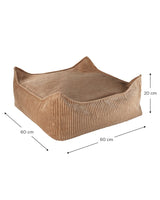 Toffee Square Ottoman