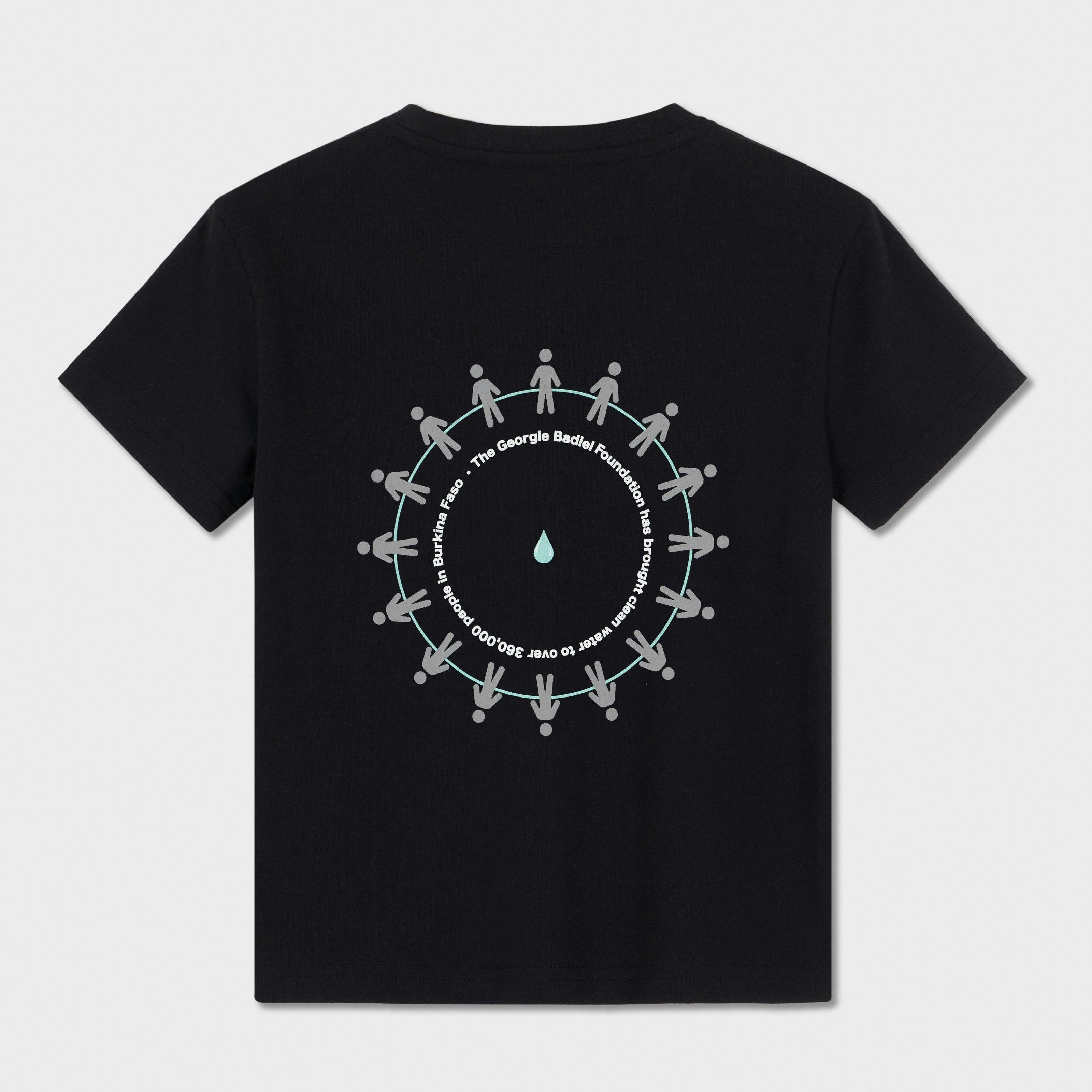 Water Gift Box with Black Secret Message Pocket Kids Tee, Book, and Activities