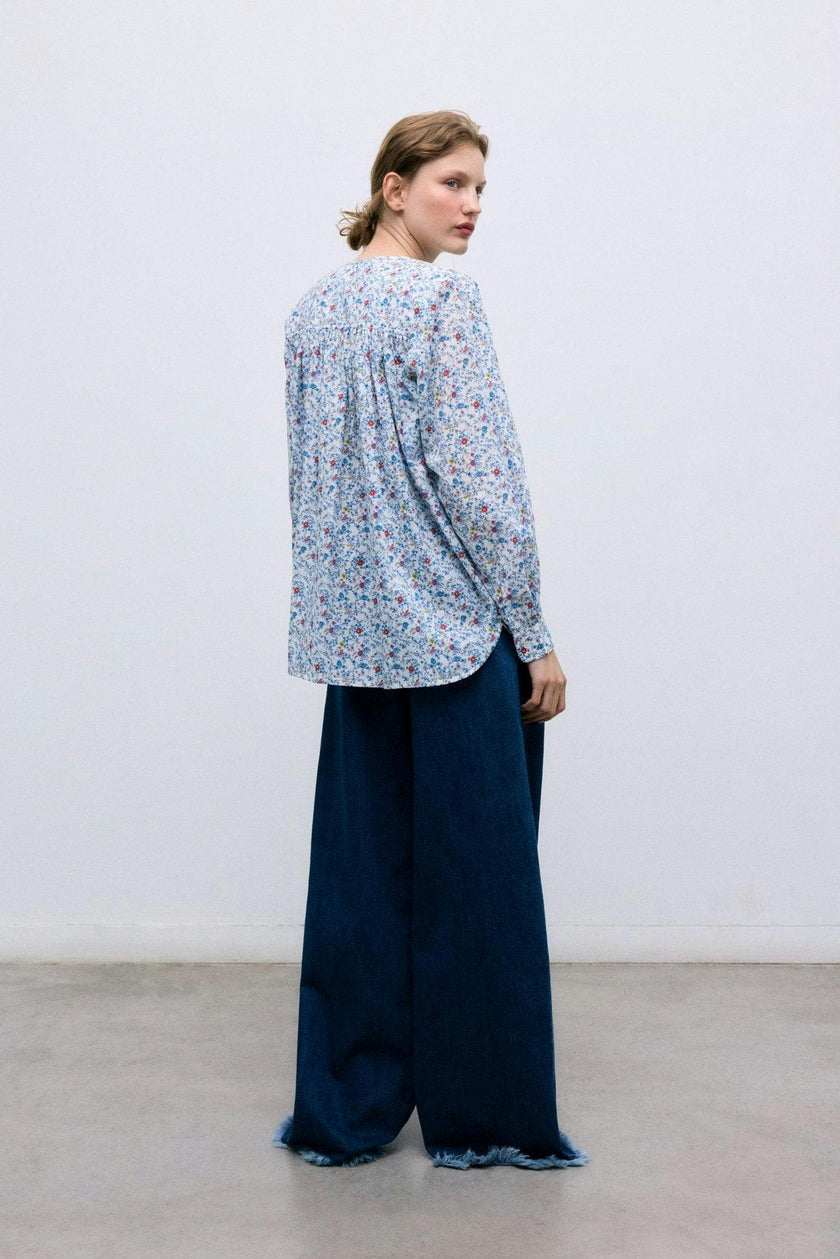 TNS Denim Extra Wide Woman Pant Indigo Denim