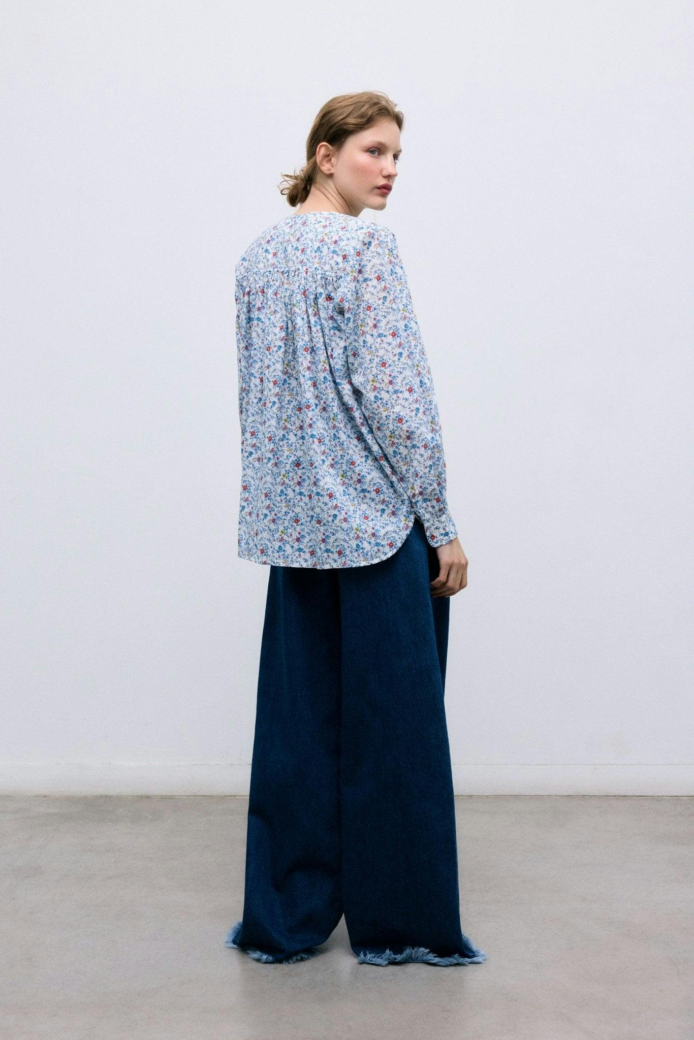 TNS Denim Extra Wide Woman Pant Indigo Denim