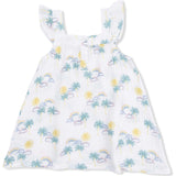 Palm Trees and Rainbows - Sundress and Bloomer