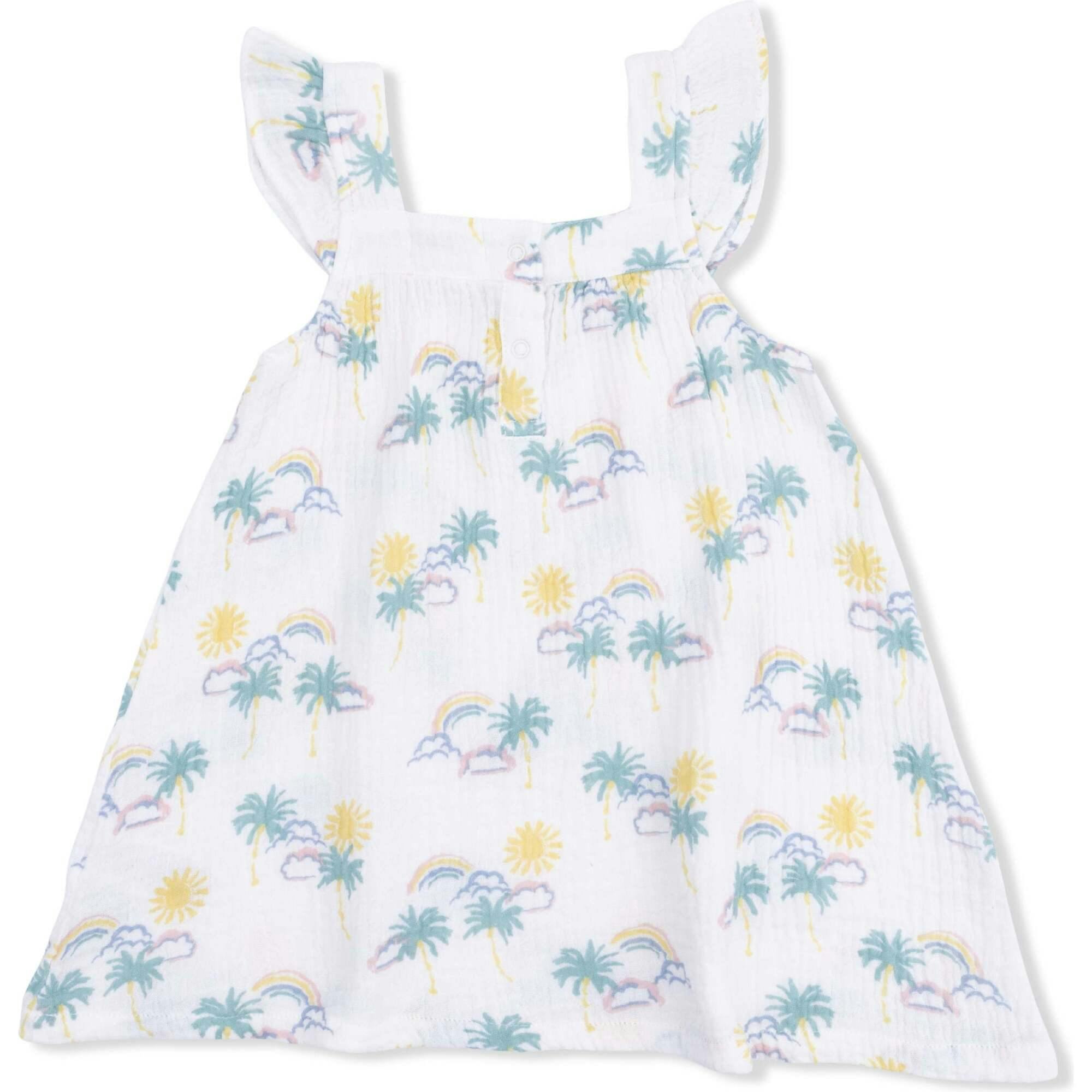 Palm Trees and Rainbows - Sundress and Bloomer