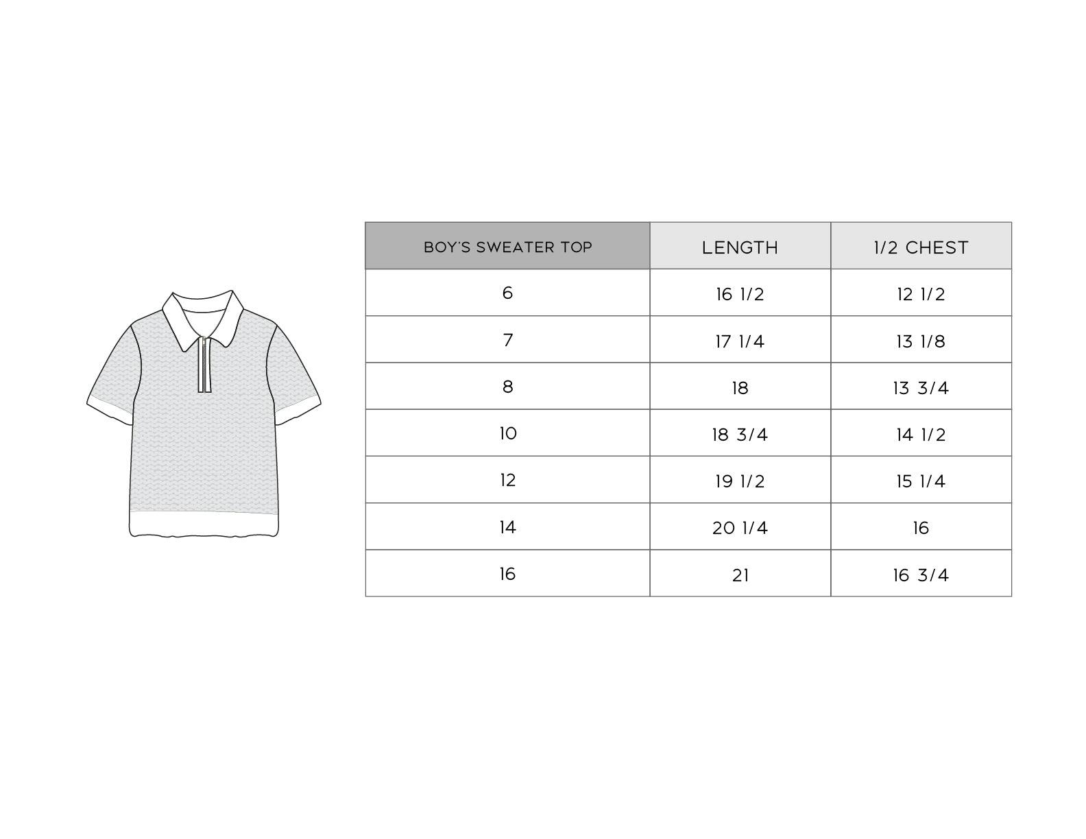 Boy's Sweater Top
