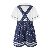 Star Dungarees and Shirt Set