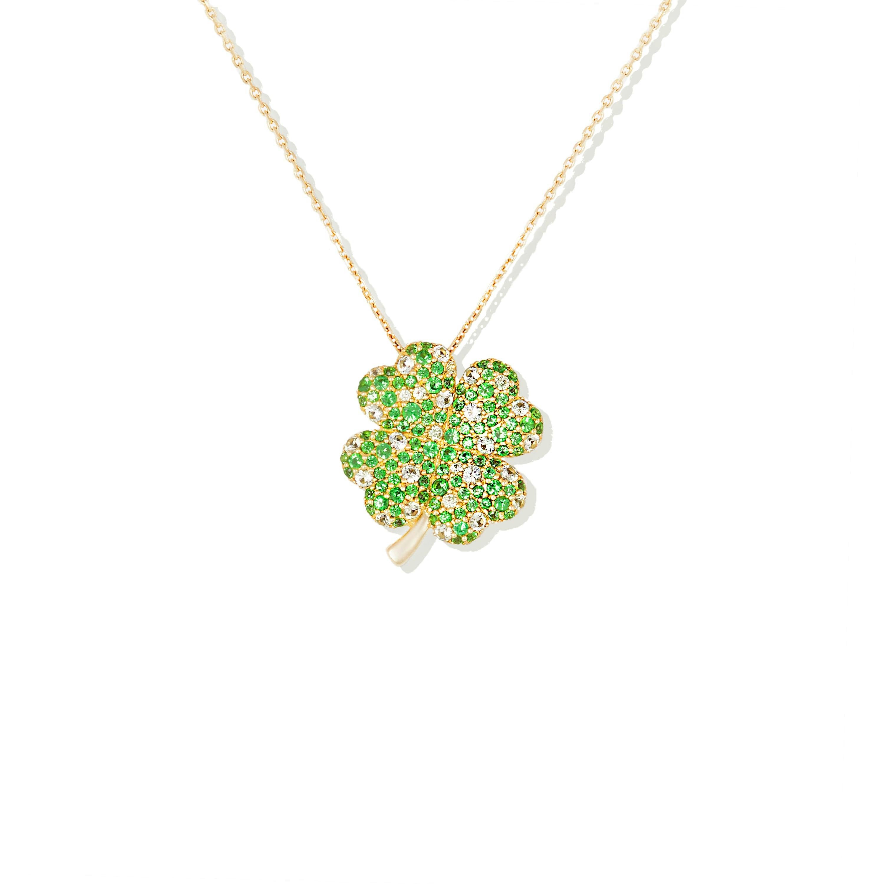 Juju Four Leaf Clover Charm Necklace