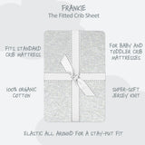 FRANKIE 2-Pack Fitted Crib Sheet