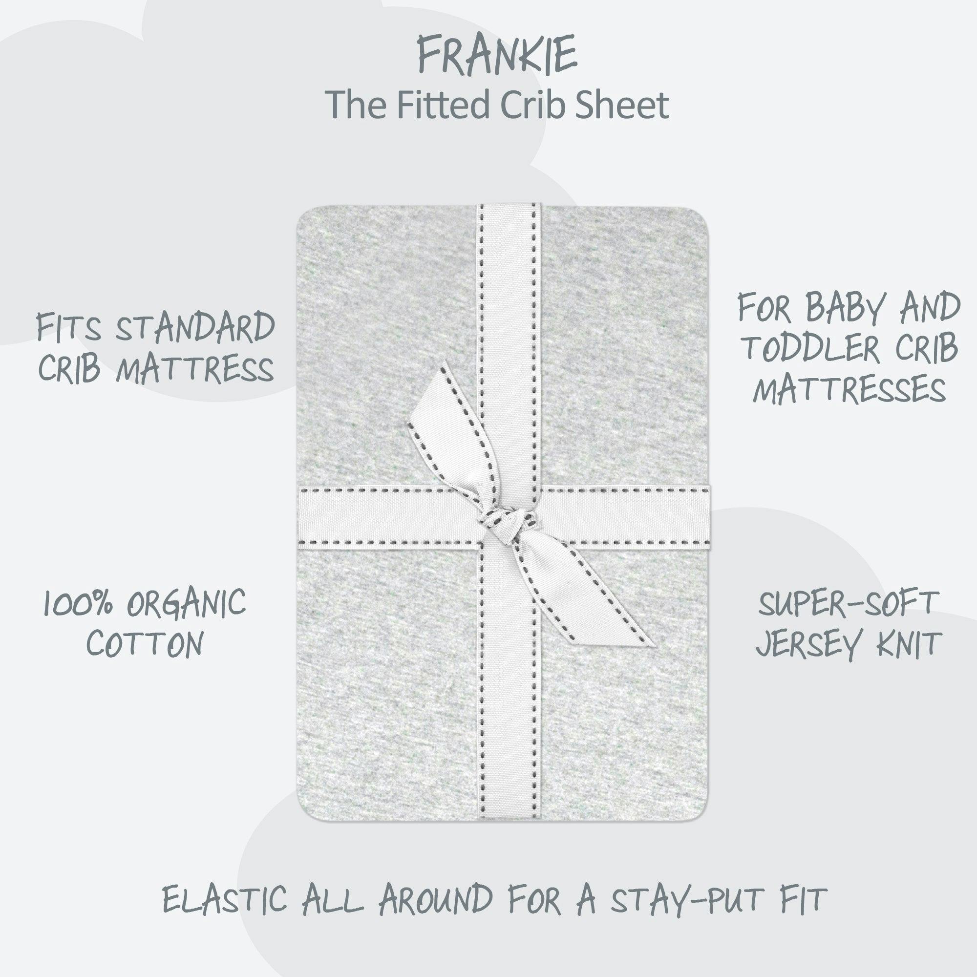 FRANKIE 2-Pack Fitted Crib Sheet