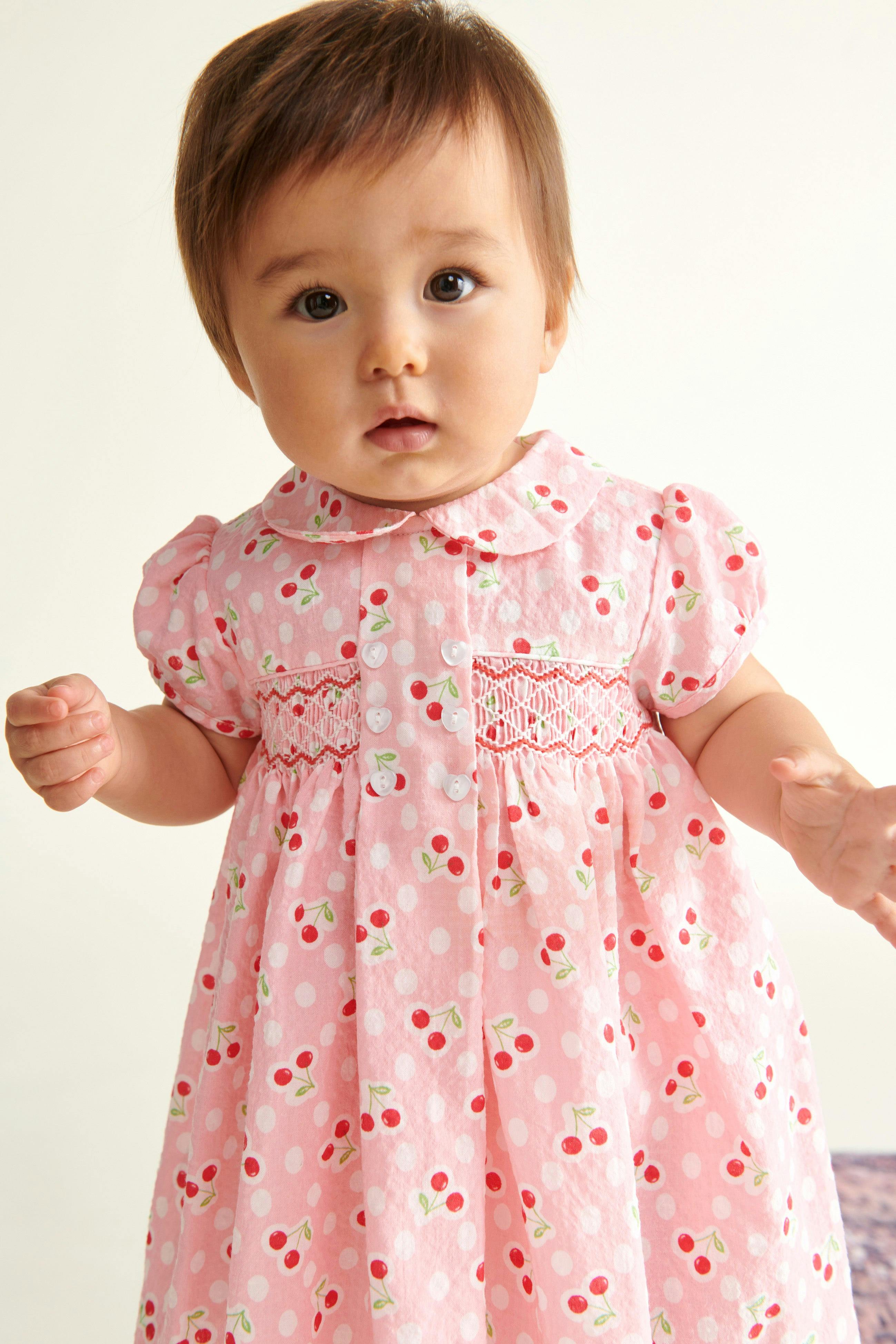 Hand-Smocked Baby Dress Tabitha