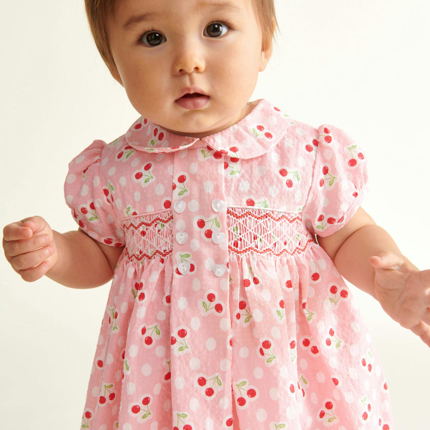 Hand-Smocked Baby Dress Tabitha