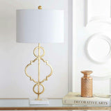 July 31" Modern Contemporary Metal LED Table Lamp
