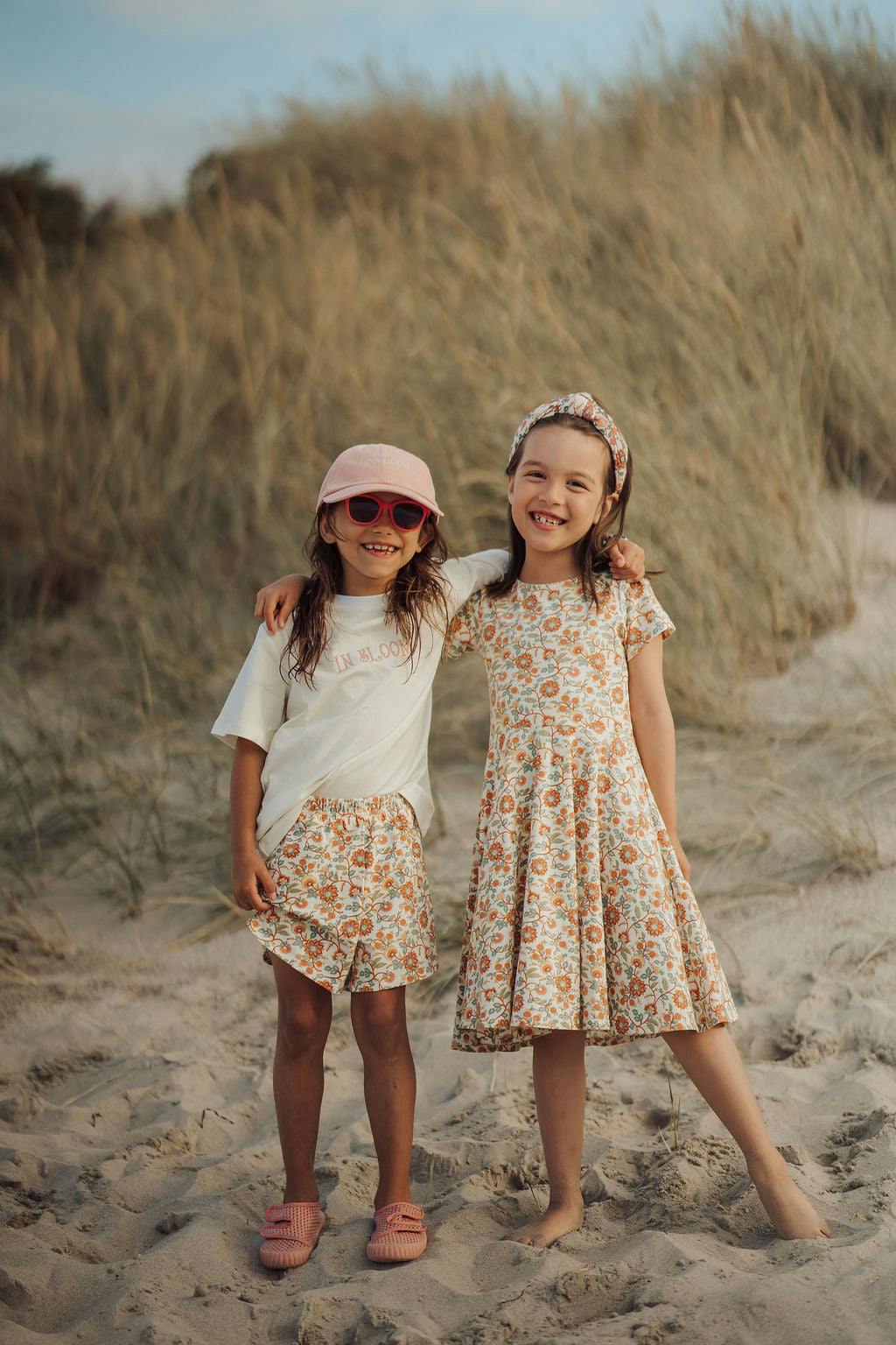 Sweetheart Twirl Dress | Organic Cotton Jersey - In Bloom