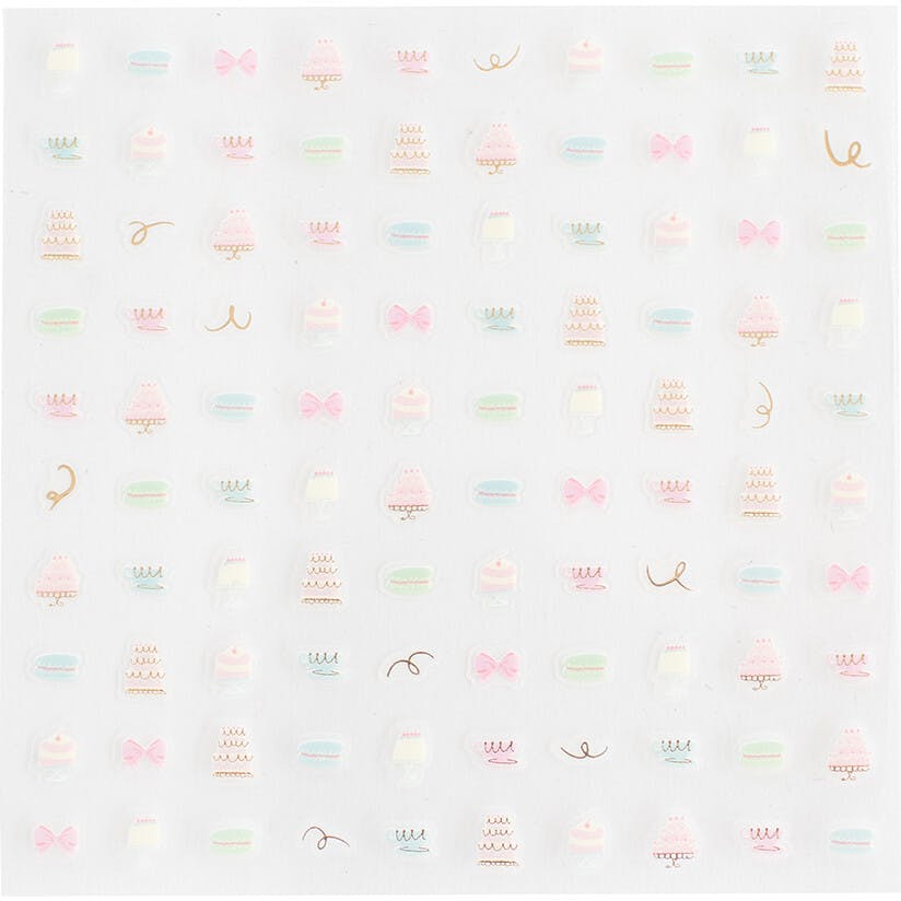 Let Them Eat Cake Nail Stickers