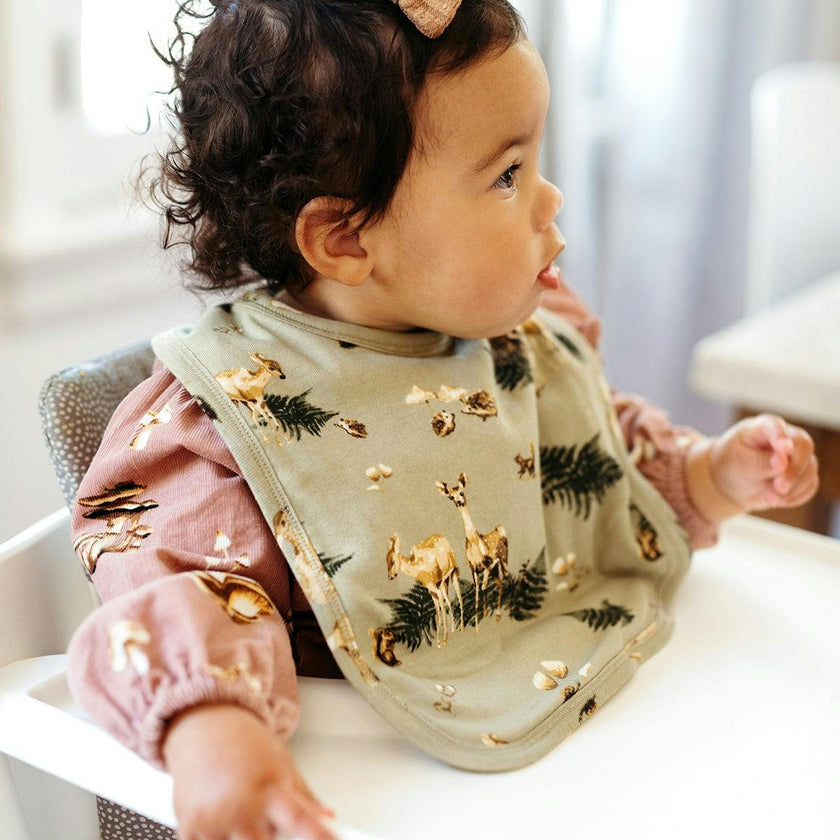Forest Party Organic Cotton Lil' Bib