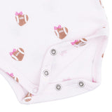 Mini Football Hearts - Long Sleeve Bodysuit
