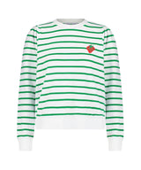 Stripe Poppy Top