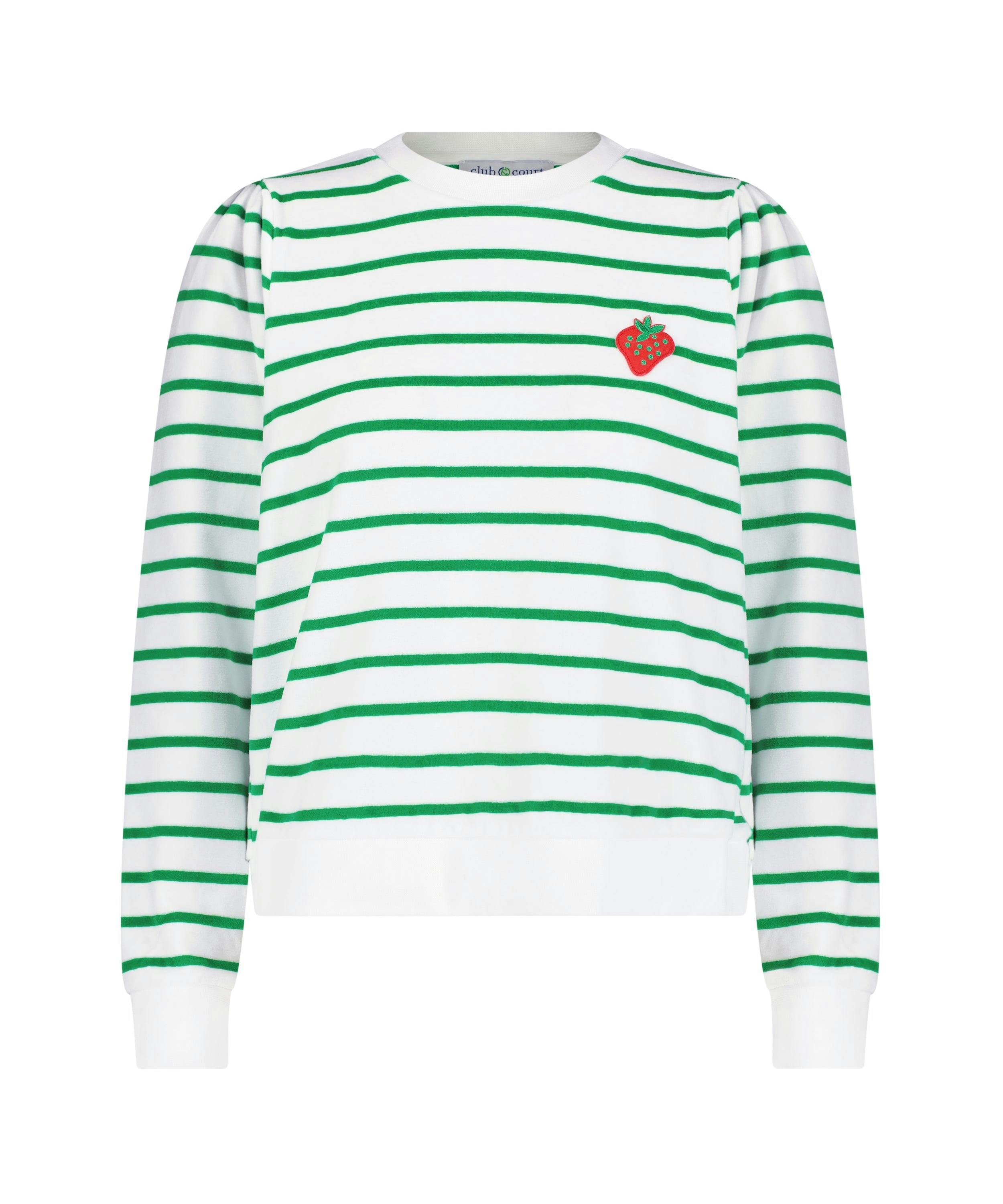 Stripe Poppy Top