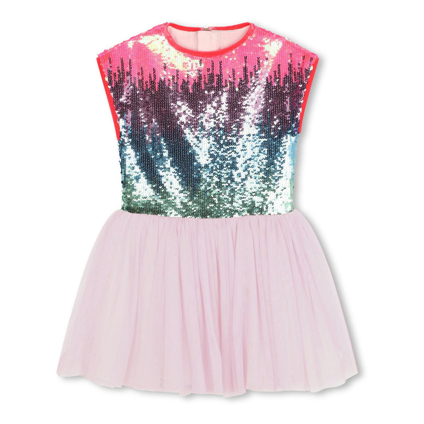Billieblush Sleeveless Sequin Jersey Dress Billieblush Sleeveless Sequin Jersey Dress