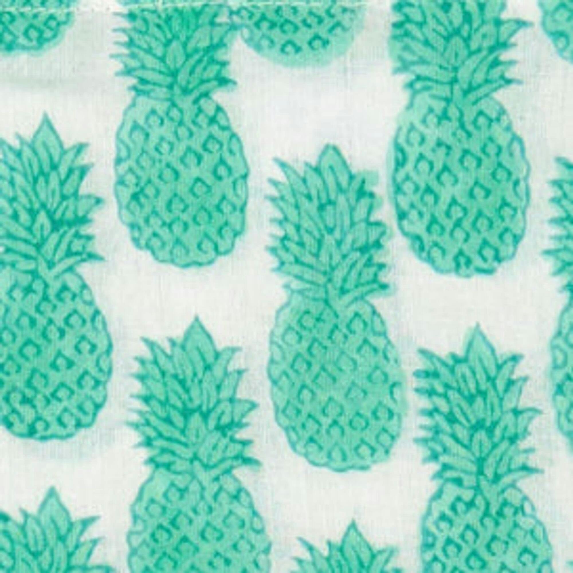 Mini Eva Girl's Dress Pineapple Crush Lagoon, Green