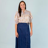 Women’s Lizzie Shirt - Blue Rodeo
