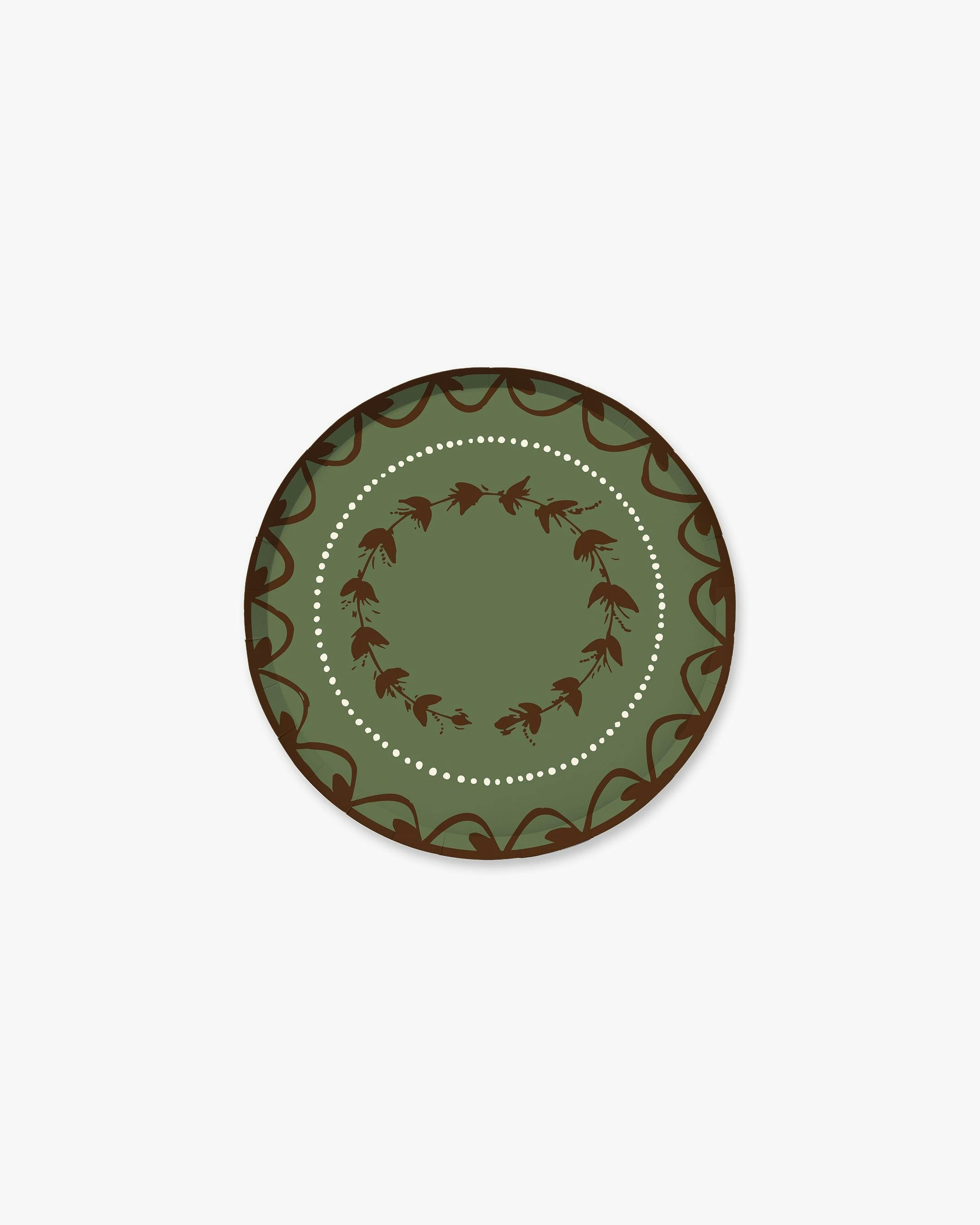 Fête Hors d’Oeuvres Plate Set in Loden