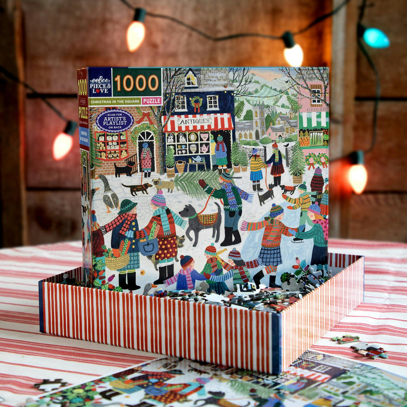 Piece & Love: Christmas in the Square - 1000 pc Puzzle
