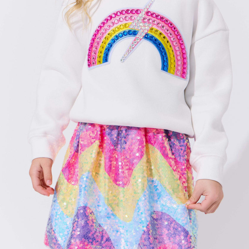 Gems Rainbow Flash Sweatshirt