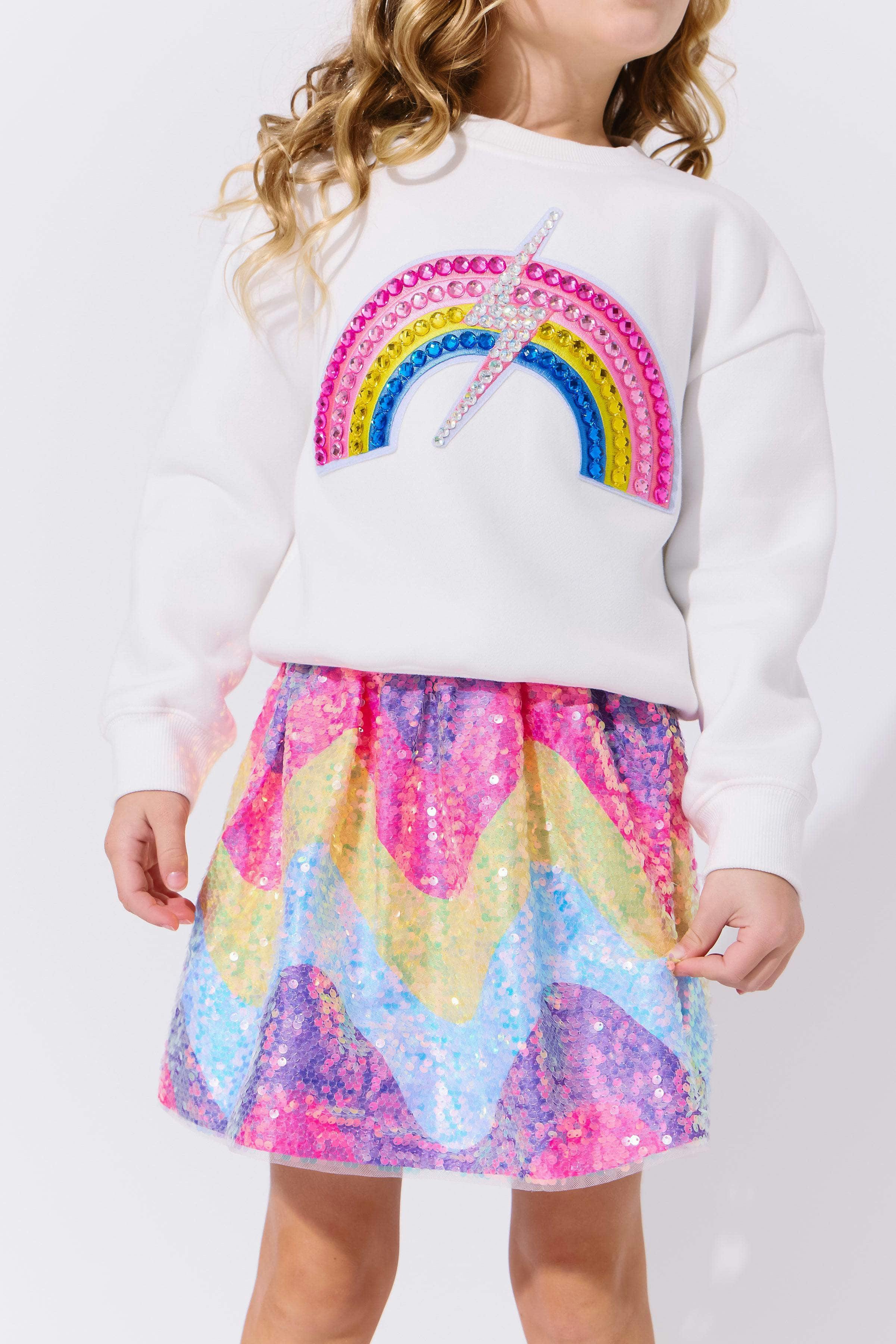 Gems Rainbow Flash Sweatshirt