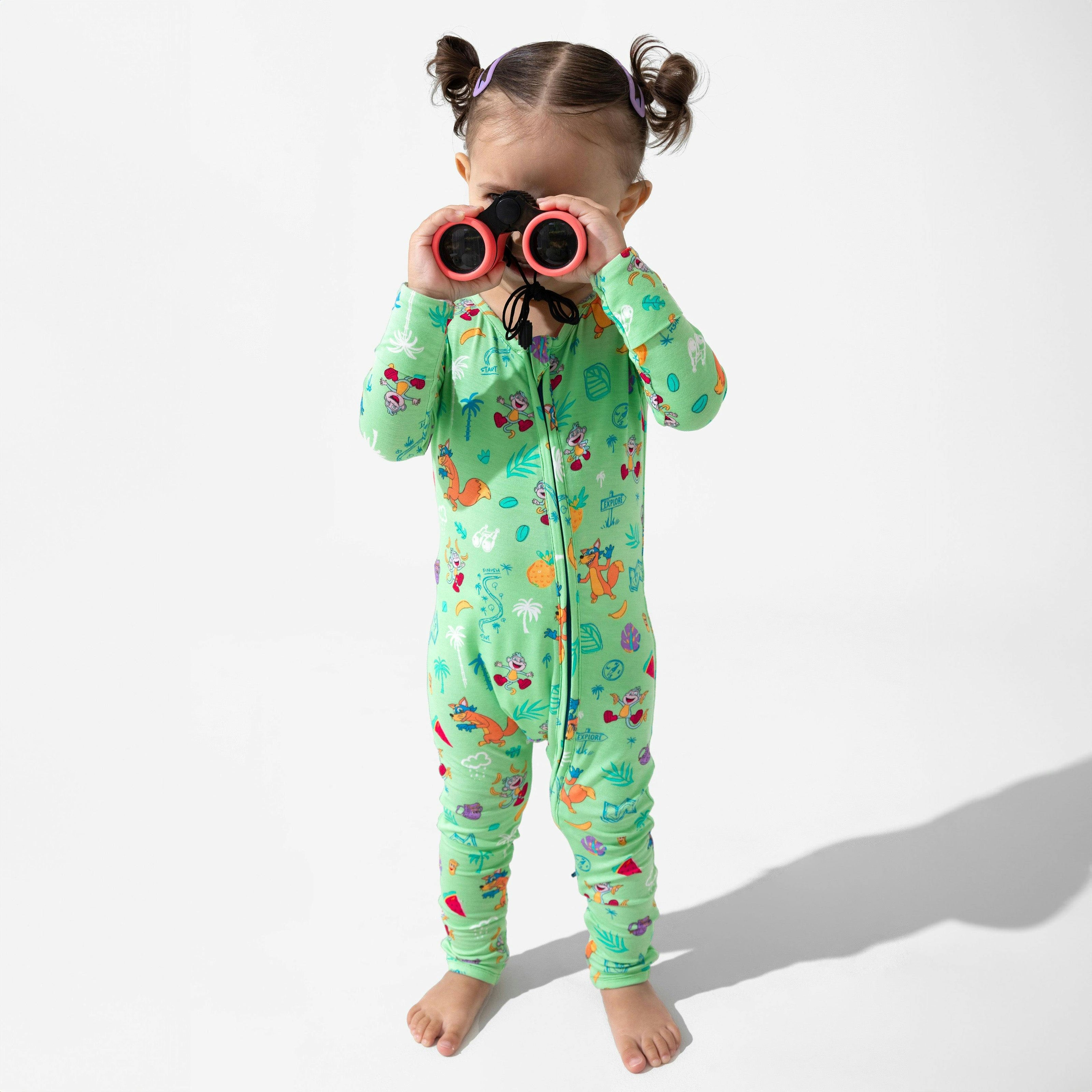 Dora: Boots' Jungle Adventure Bamboo Convertible Footie
