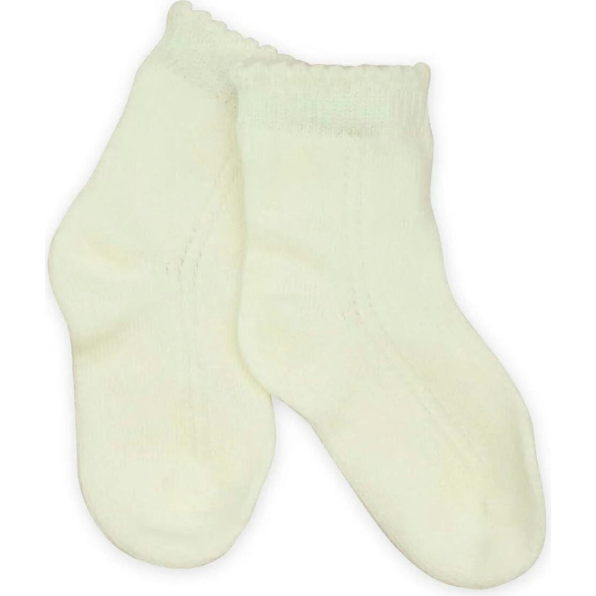 Openwork Ankle Sock (Milk)