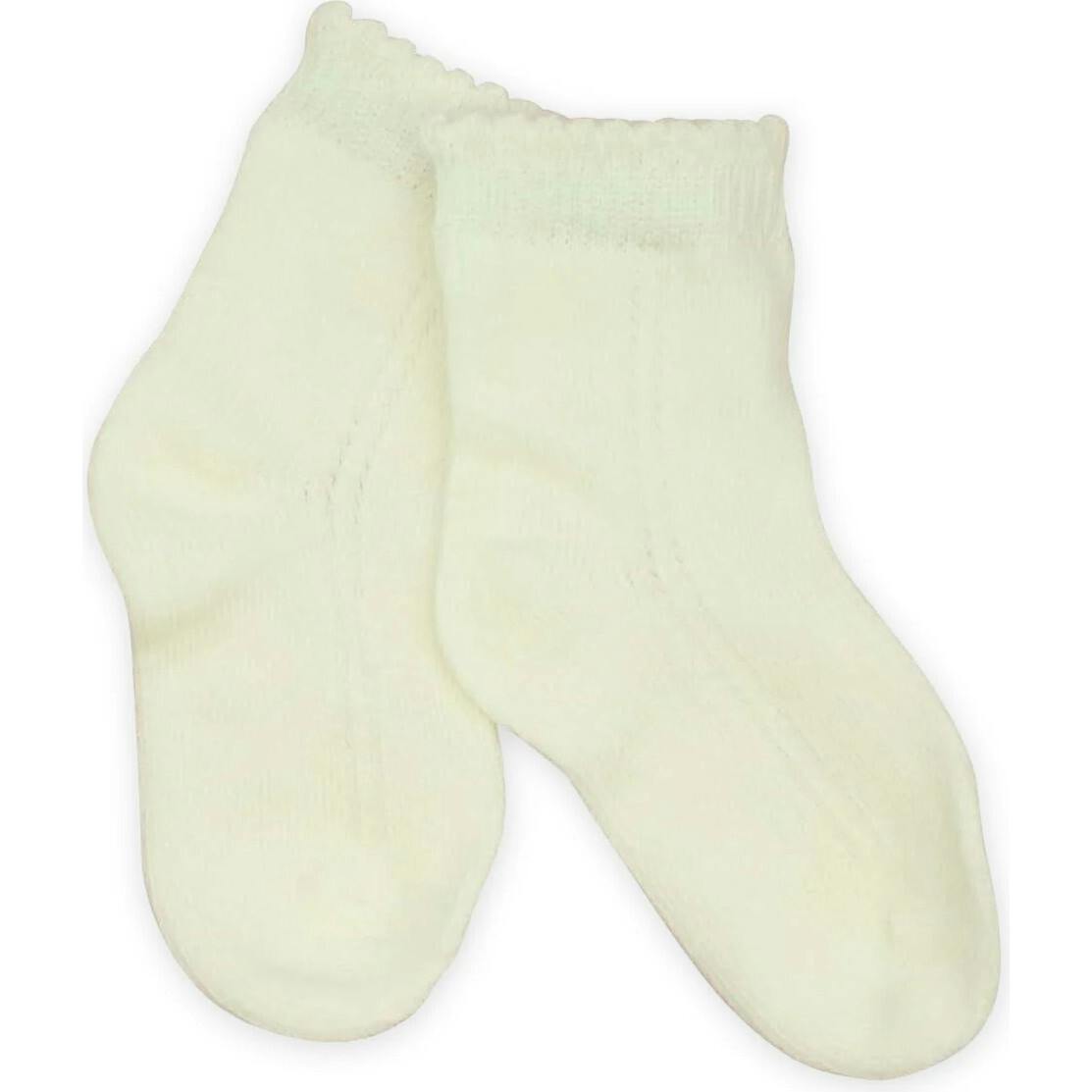 Openwork Ankle Sock (Milk)