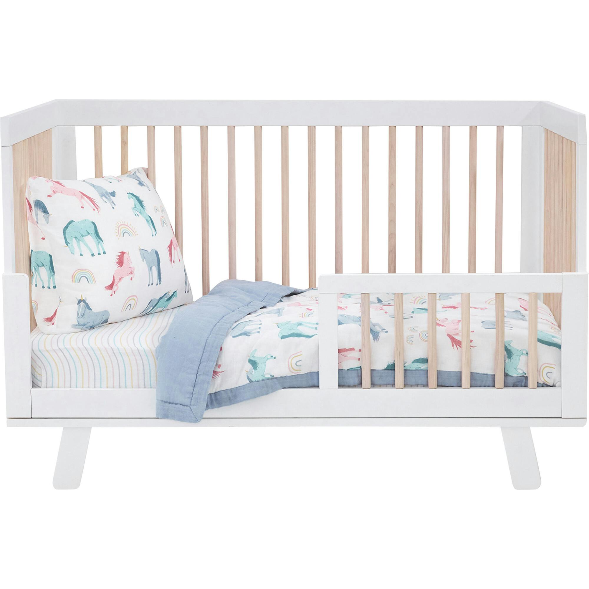 Cotton Muslin Toddler Bedding 3 Piece Set - Unicorns