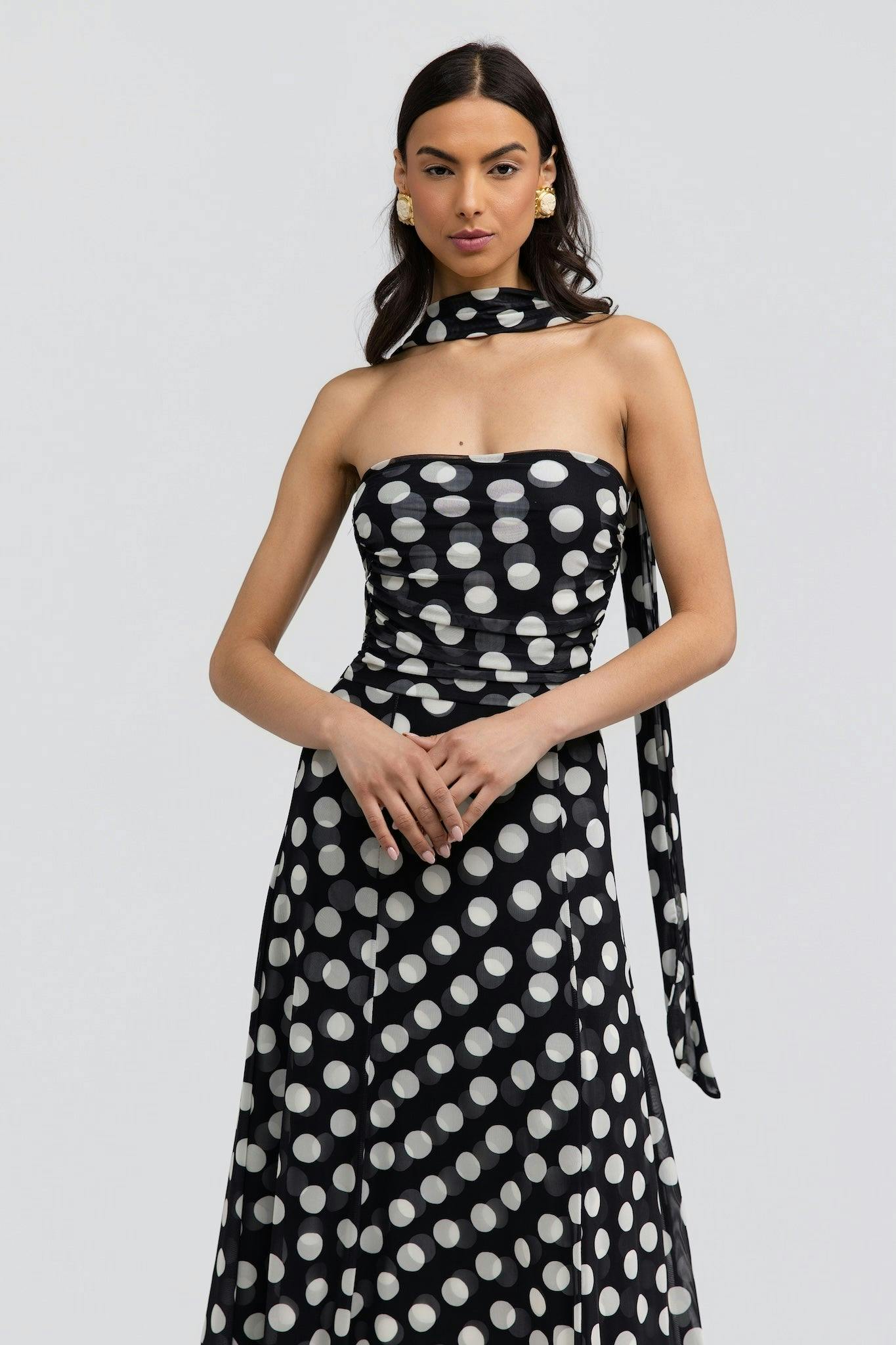 Esme Sheer Dress - Heirloom Dot
