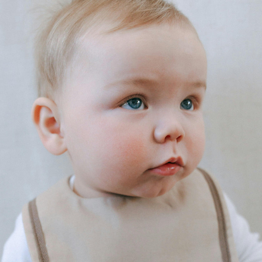Sailor Style Collar- Cocoa Stripe