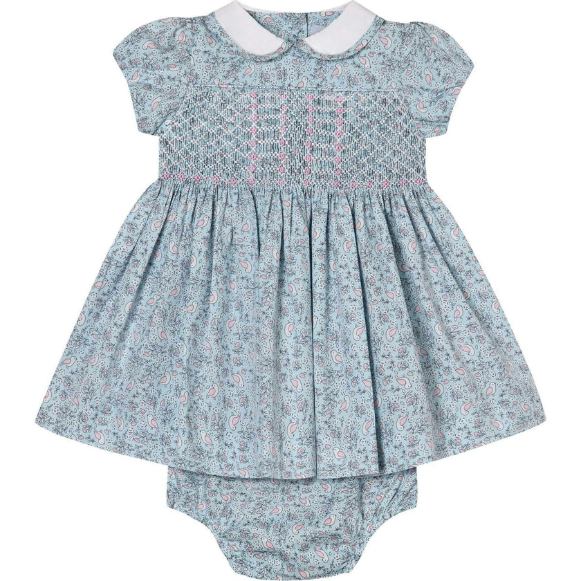 Hand-Smocked Baby Dress - Aderyn